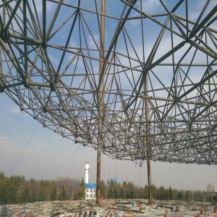 牙克石球形网架钢结构施工方案